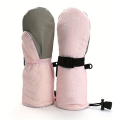 Kids Winter Ski Gloves Snow Gloves Waterproof Mittens For Baby Boys And Girls