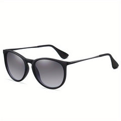 AORON Round Frame Polarized Sunglasses with Colorful Film