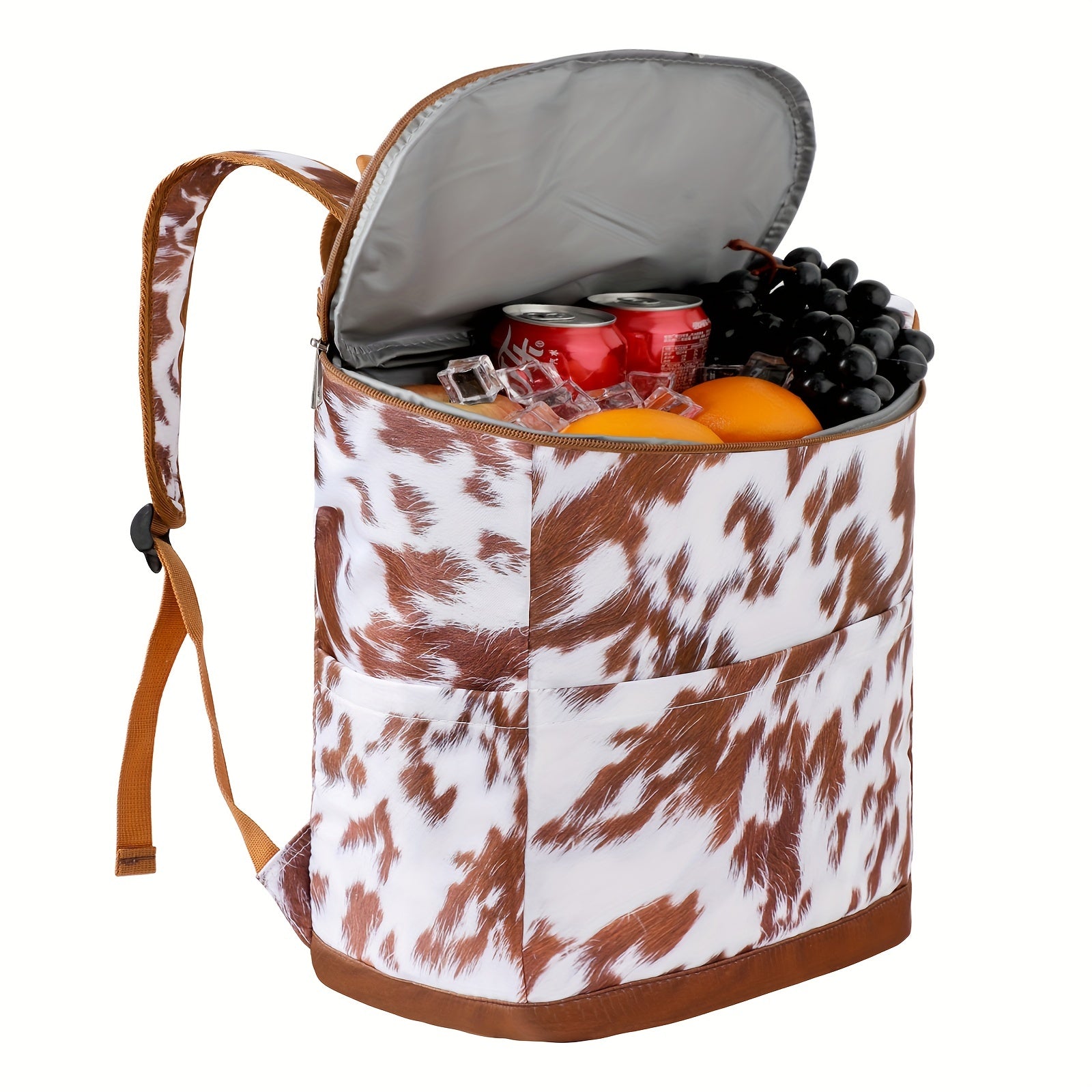 DANCURKEY Insulated Cooler Backpack Leakproof Lightweight Nylon Lunch Bag