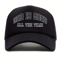 Unisex Sunshade Baseball Cap w/ Letter Embroidery, Adjustab...
