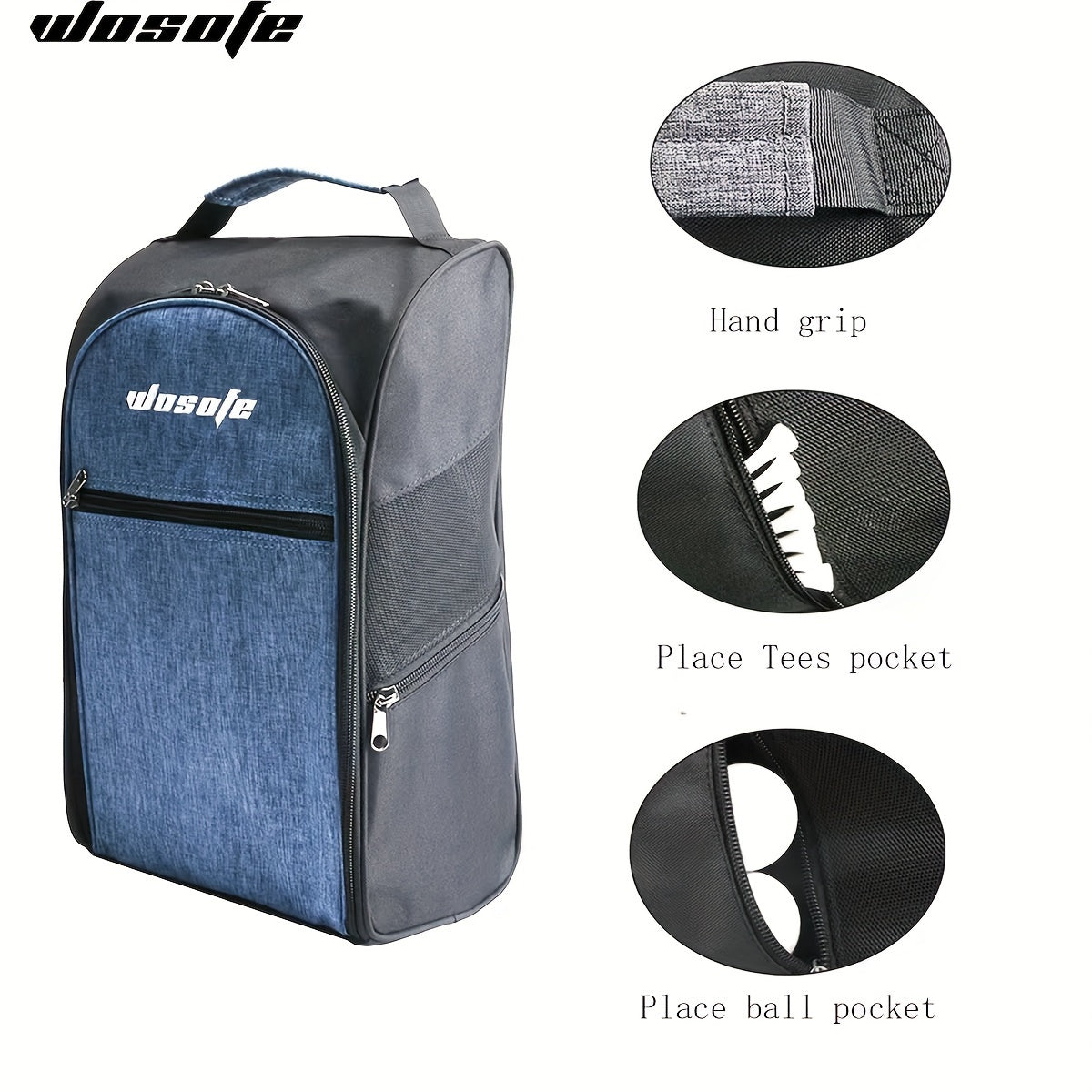 Golf Shoe Bag Athletic Sneakers Storage Handbag