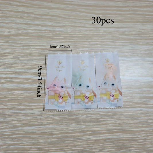 30pcs Flat Animal Blind Bags Cartoon Characters DIY Handicrafts Party
