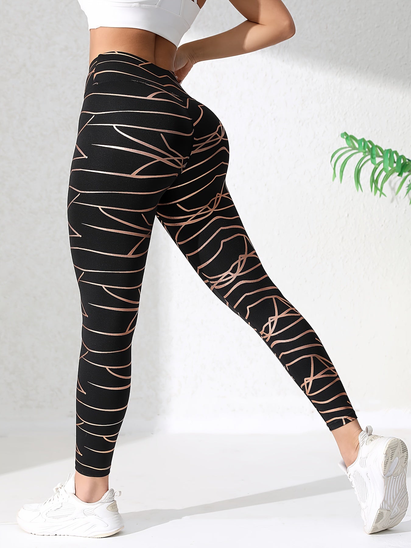 High Waist Tummy Control Fitness Pants Quick Dry Sports Leggings