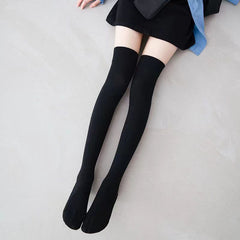 Women's Striped Thigh High Socks - Over The Knee Boot Socks