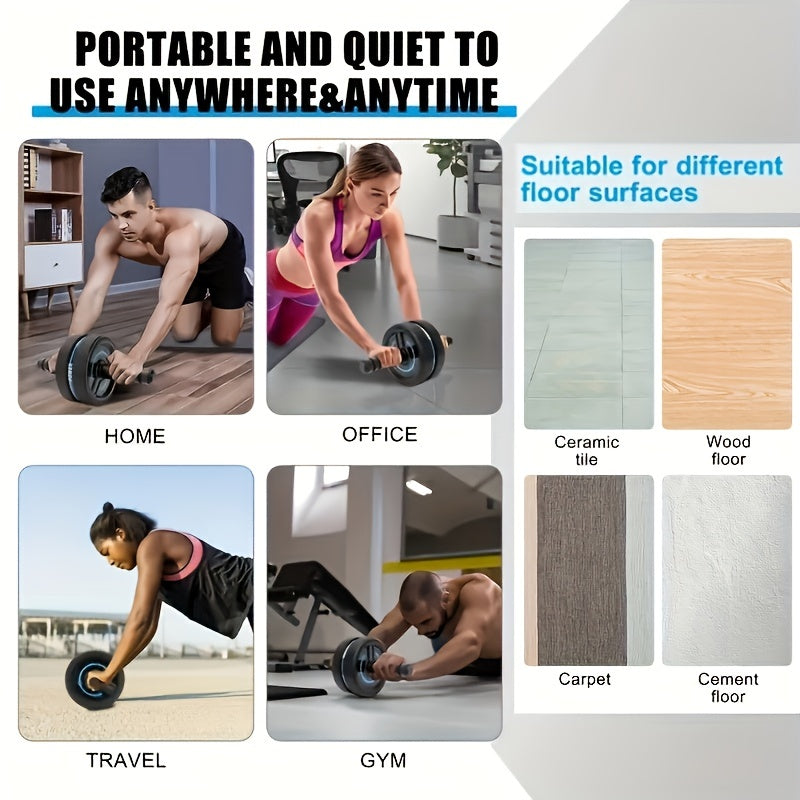 Silent Abdominal Muscle Training Roller - Core Strength Training