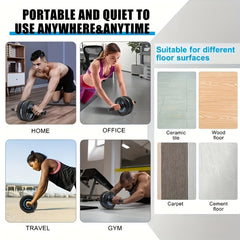 Silent Abdominal Muscle Training Roller - Core Strength Training