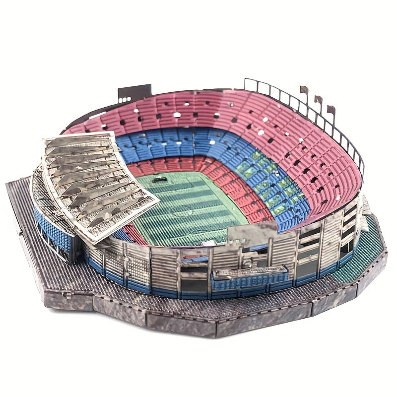Football Field 3D Stereo Metal Puzzle DIY Assembly Model Gift