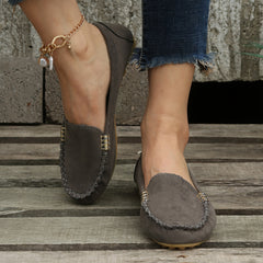 Women's Slip On Loafers Solid Comfortable Shoes