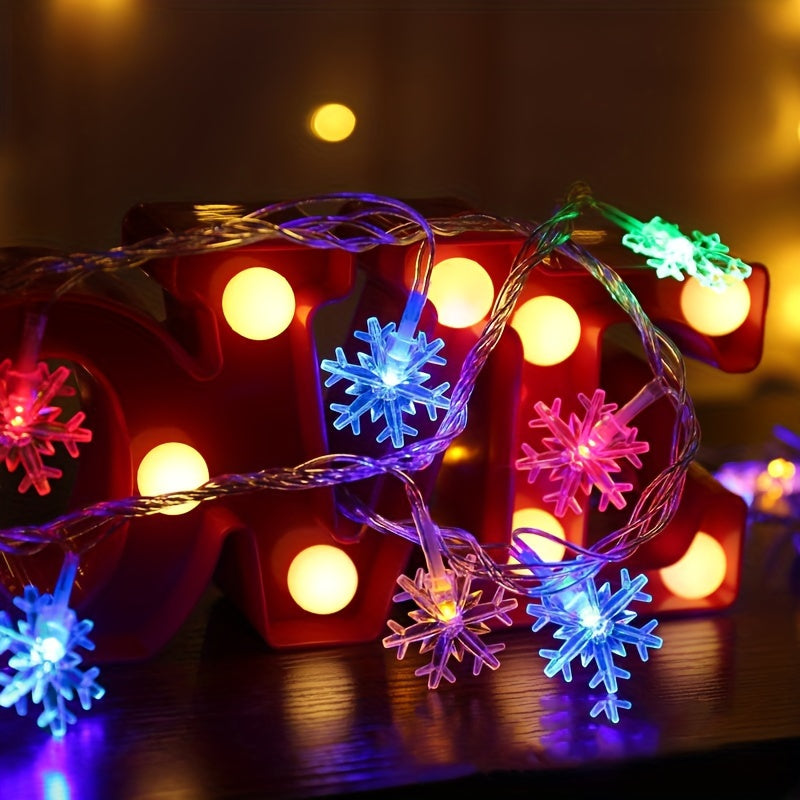 6M LED Snowflake String Light for Christmas Tree Decoration