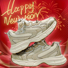 Women's Chunky Dad Shoes Lace-up Non-slip Lightweight Sneakers