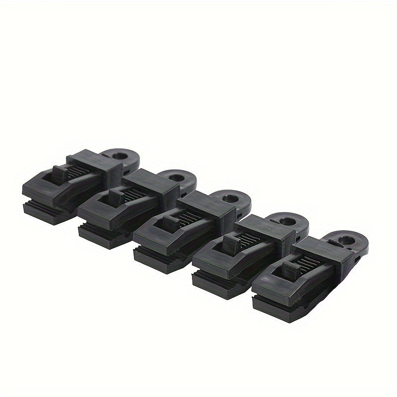 5pcs Tent Canopy Clips Tarpaulin Awning Clips Outdoor Wind Rope Camping