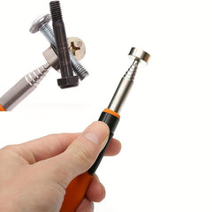 Multipurpose Magnetic Pen 8lb Orange Handle Stainless Steel Gadget Tool
