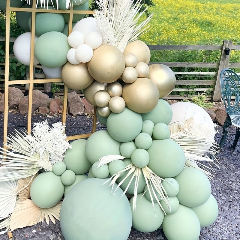 Double Cream Peach Balloon Garland Arch Set Wedding Decoration