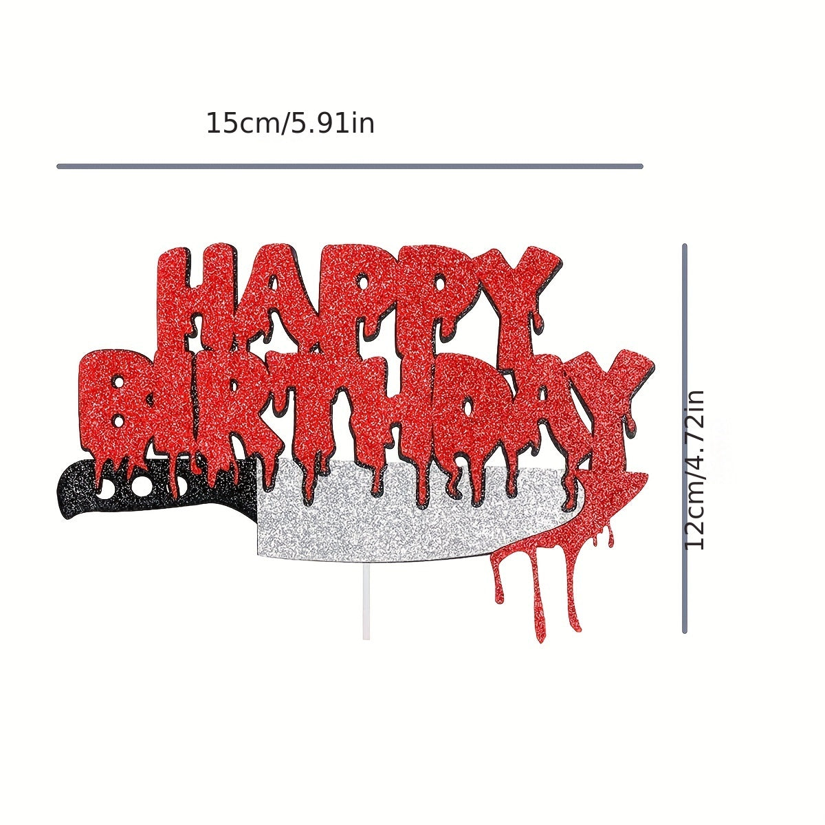 Halloween Horror Cake Insert