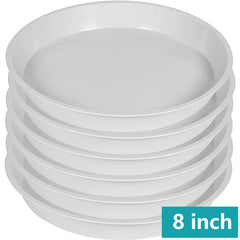 Plant Saucer 30 48 cm Round Tray for Pots - 6 Pack