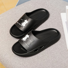 Cartoon Cat Printed Indoor Slippers