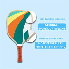 Pickleball Paddle Set 4 Paddles 4 Balls 1 Bag