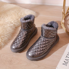 Women's Winter Waterproof Snow Boots Non slip Warm Short Boots