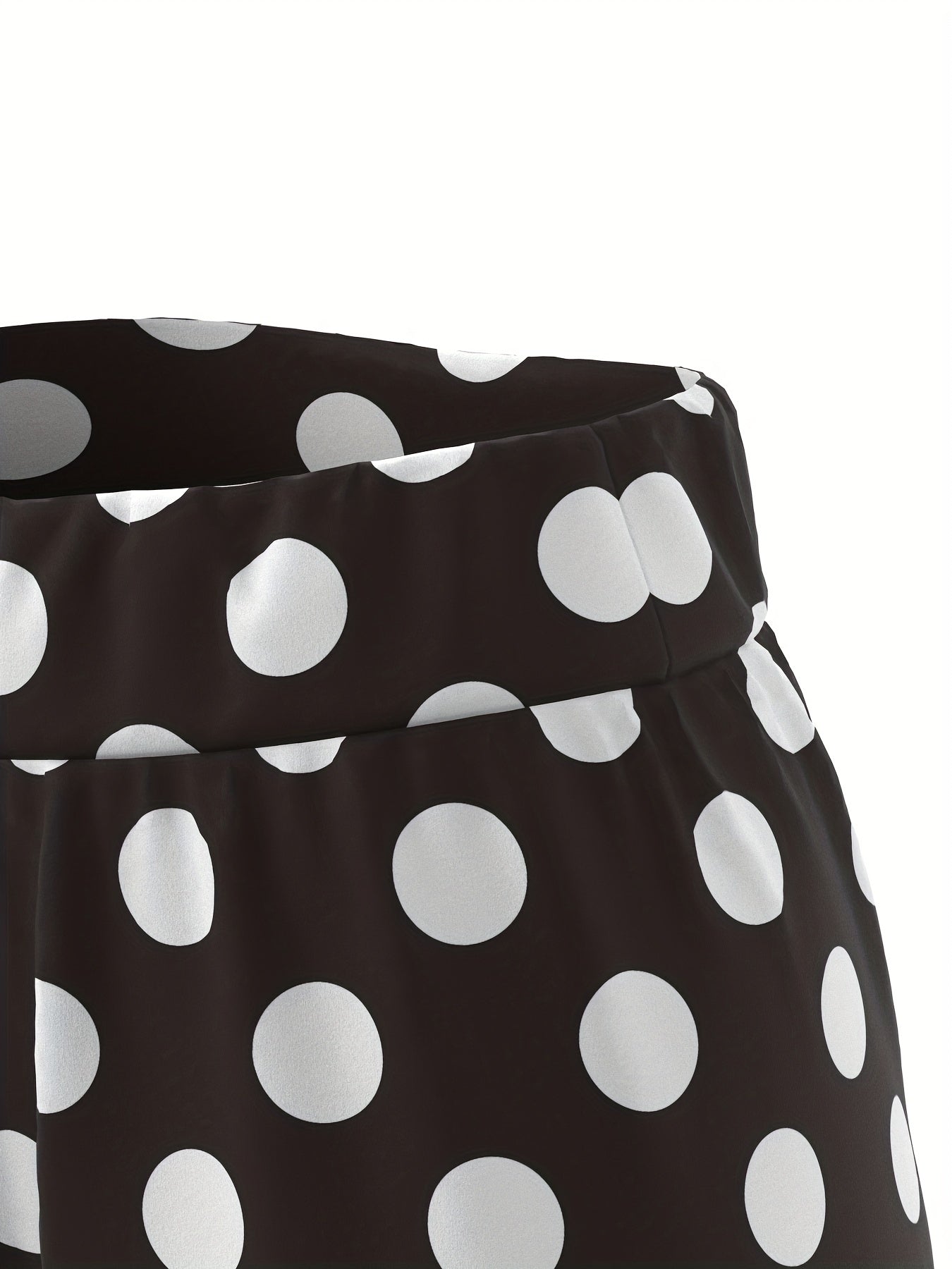 Polka Dot Wide Leg Jogger Pants Women's Activewear