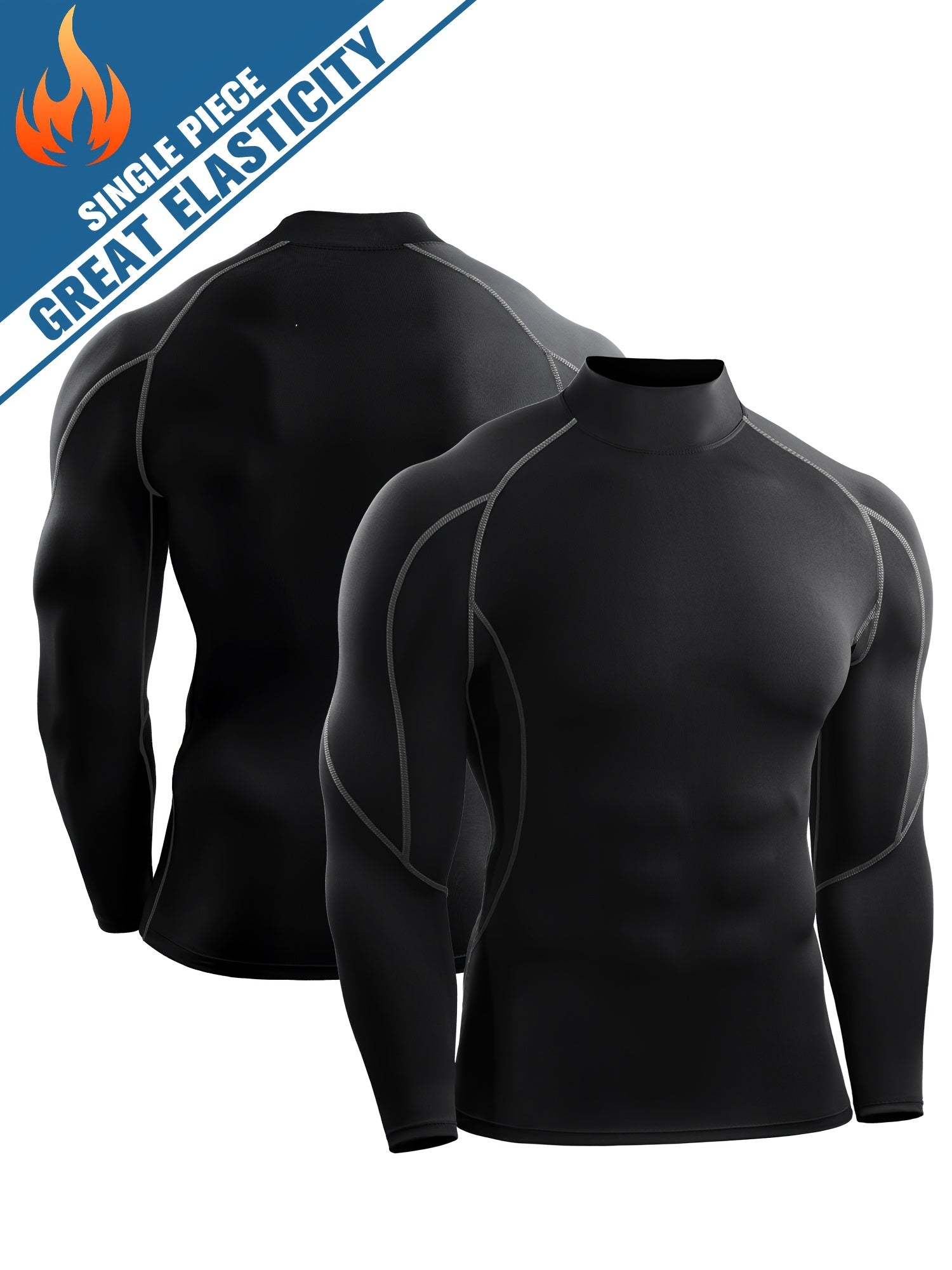 Men's Quick Drying Long Sleeve Crew Neck Shirt