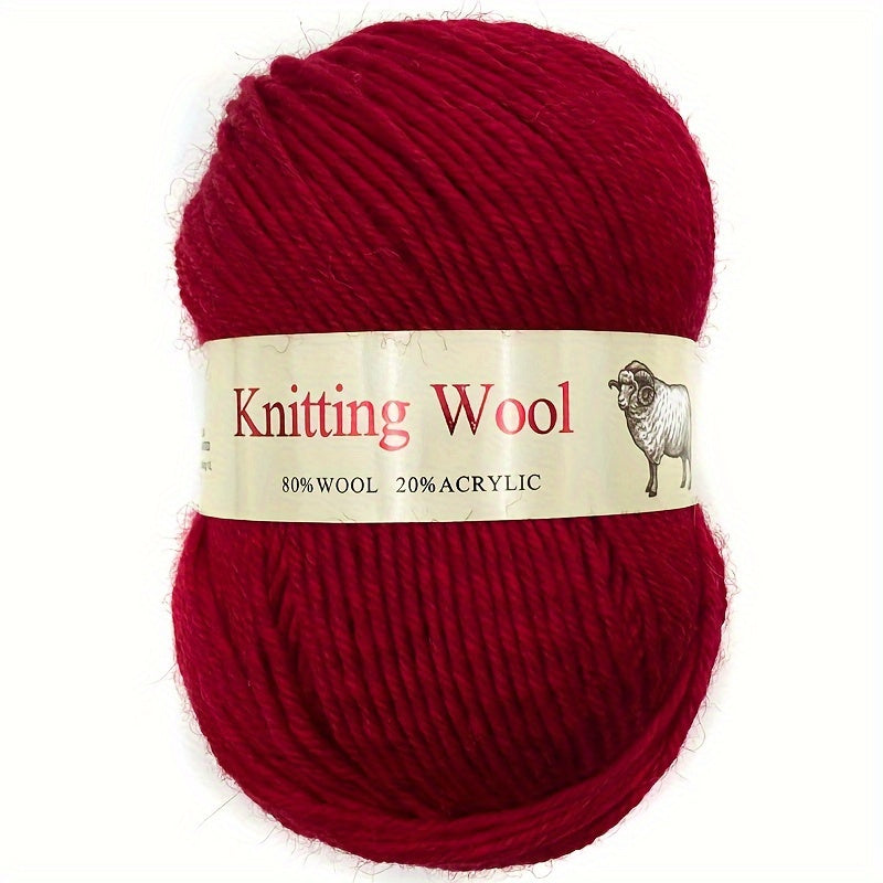 52pcs 4-strand Wool Thread - Australian Wool Blend - Anti-pilling - Soft & Waxy