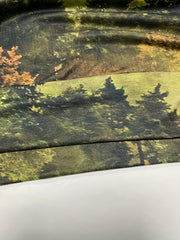 Forest Print Pullover Sweatshirt Long Sleeve Crew Neck Women's Clothing