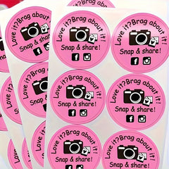 90 Thank You Stickers for Bakeries & Crafts 2 Inch