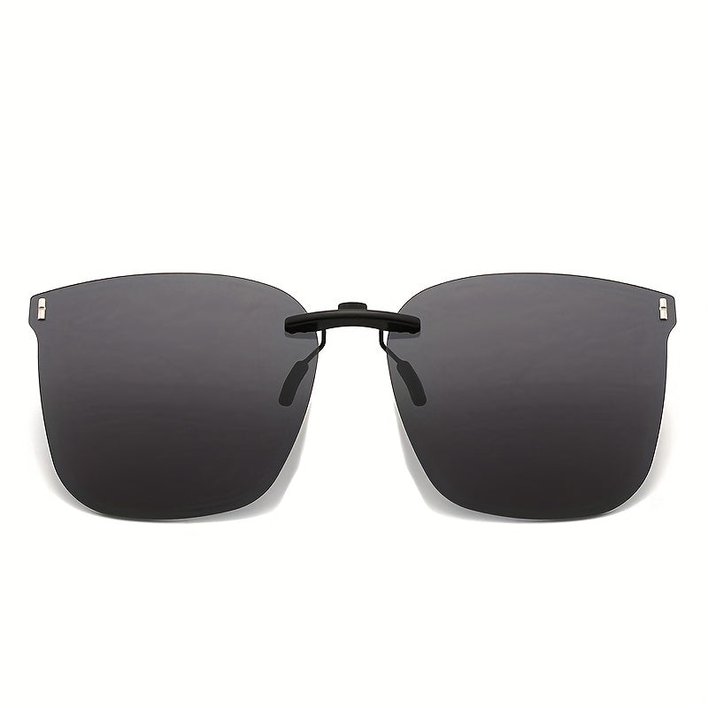 Men's Clip on Flip Up Polarizing Sunglasses Driving Glasses