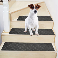 15pcs Stair Treads Mats Modern 76 X 20 Cm Large Felt Self Adhesive Stair Mats