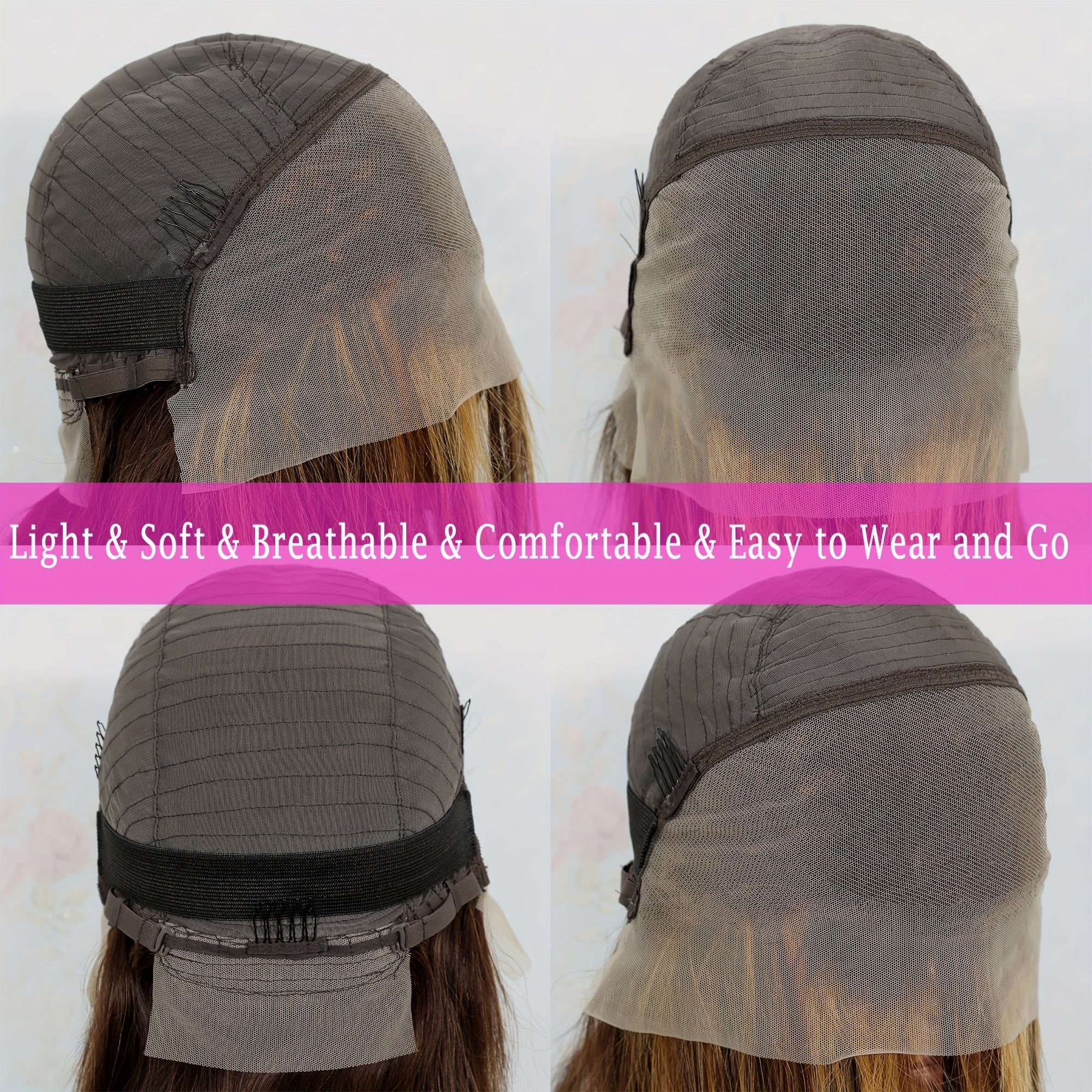 Honey Blonde Straight 13x4 Lace Front Wigs - Human Hair Bob Wigs