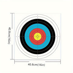 20pcs Archery Targets Standard Rings For Accurate Practice