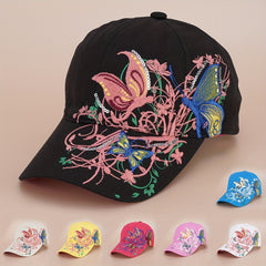 Ethnic Style Embroidered Sun Hat Baseball Cap for Men Women