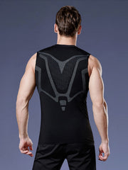 Men's Quick Dry Sleeveless Fitness Top for Running and Training