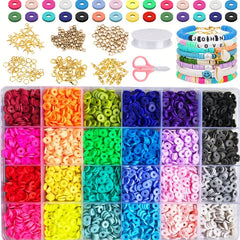6000pcs Children's DIY Soft Clay Set for Bracelet Necklace Making