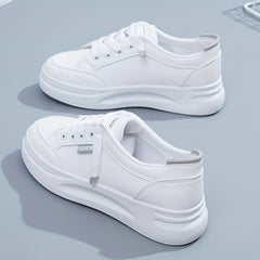 Women's Lace-Up Minimalist Platform Sneakers
