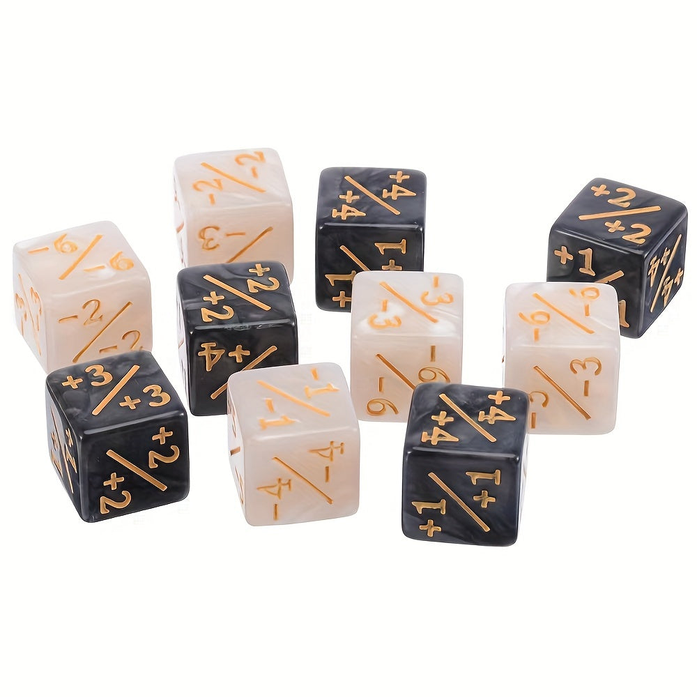 12-Piece Set Arithmetic Dice for Math Education, Magic Games, and Party Fun
