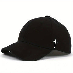 Men's Cross Baseball Cap Adjustable Casual Style Hat