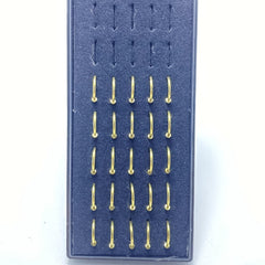 25pcs Box European and American Piercing Nose Nail Decoration