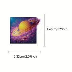 50pcs Small Planet Graffiti Stickers Laptop Luggage Waterproof S
