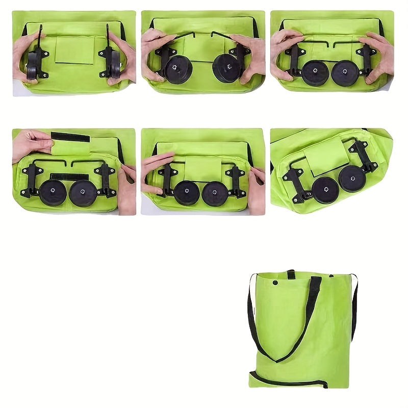 Portable Shopping Cart Bag with Wheels for Easy Shopping
