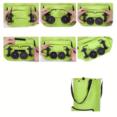 Portable Shopping Cart Bag with Wheels for Easy Shopping