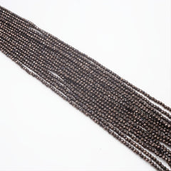 Spinel Plated Faceted Small Beads Beading Length 15''