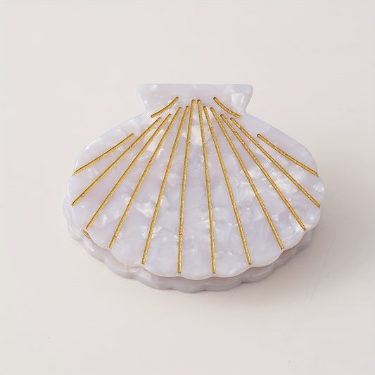 Ocean Series Hair Claw Shell Shape Ponytail Holder