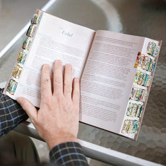Floral Laminated Bible Tabs for Women & Men 75pcs