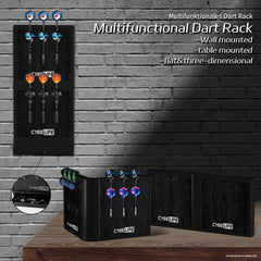 Cyeelife Dart Holder Plastic Dart Wall Mount For 12 Darts