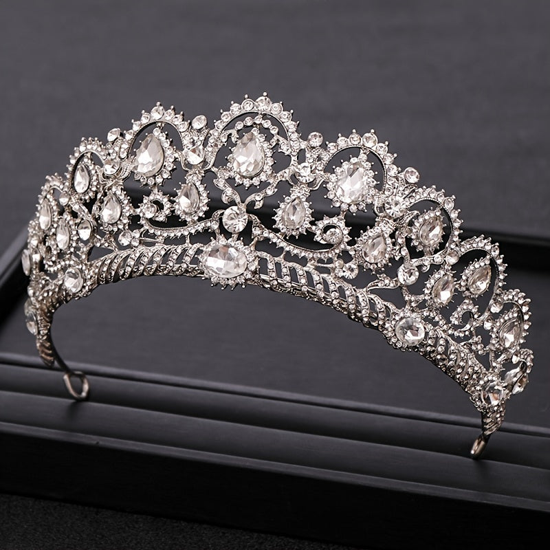 Crystal Rhinestone Tiara Wedding Hair Accessories