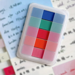 100 Colorful Translucent Sticky Notes Pet Index Stickers