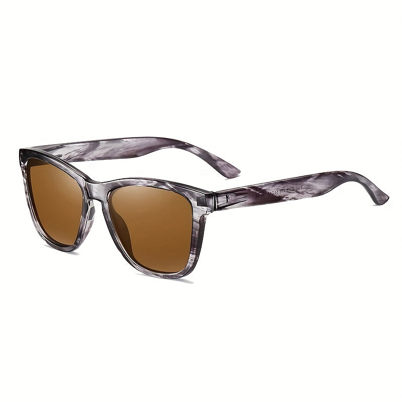Polarized Men's Square Sunglasses UV400 Protection