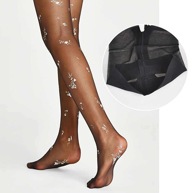 Sexy Jacquard Pantyhose For Women T Crotch Tights