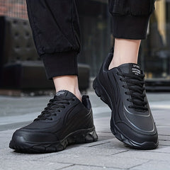 Men's Lace up Sneakers Anti skid Athletic Shoes